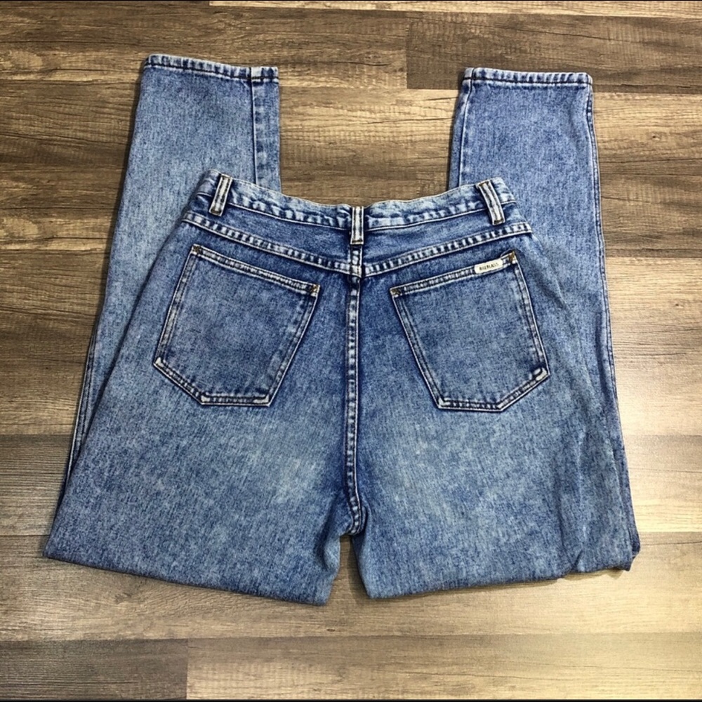 Vintage high waist acid wash mom jeans size 12